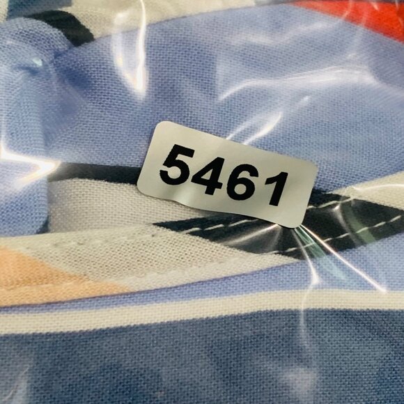 Lane Bryant Size 20 Striped Peplum Button-Front Rayon Blouse With Long Sleeves - Picture 11 of 11